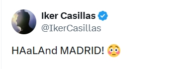 开云真人-在线吃瓜！里克尔梅称将签哈兰德，卡西发文:HAaLAnd MADRID!😳